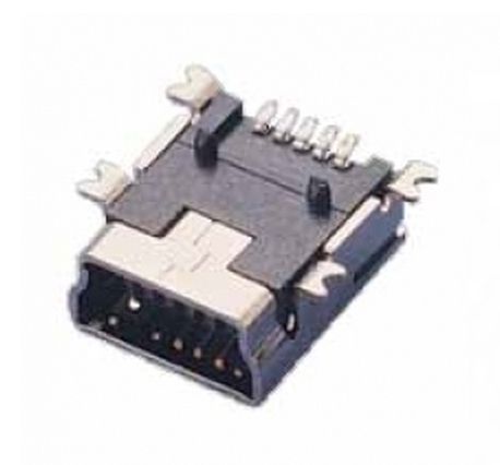 USB-mini connector female PCB SMD 02